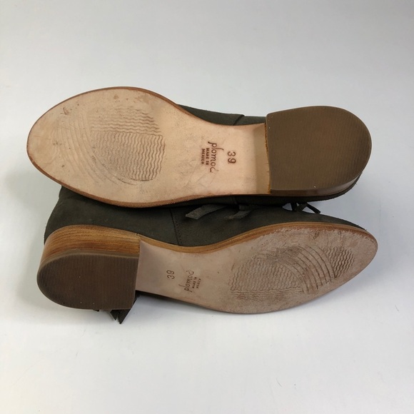 Anthropologie Plomo Gray Fringe Suede Western Cowgirl Booties 39 - Picture 5 of 5